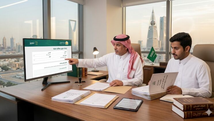 طريقة رفع دعوى مطالبة مالية في السعودية عبر منصة ناجز 2026
