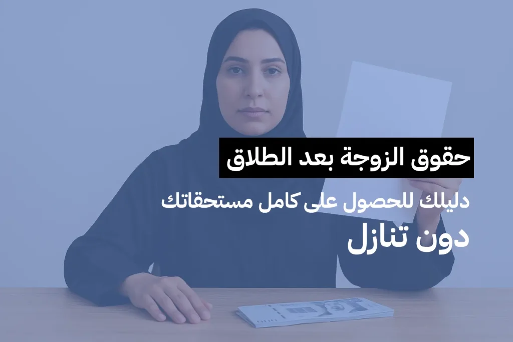 حقوق الزوجة بعد الطلاق في السعودية 2026: النفقة والحضانة والمهر والسكن والحقوق المالية